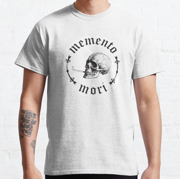Memento Mori Smoking Skull Classic T-Shirt RB0309 product Offical Xxxtentacion Merch