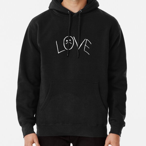 Lil Peep Love Tattoo Official Design White Text Pullover Hoodie RB0309 product Offical Xxxtentacion Merch