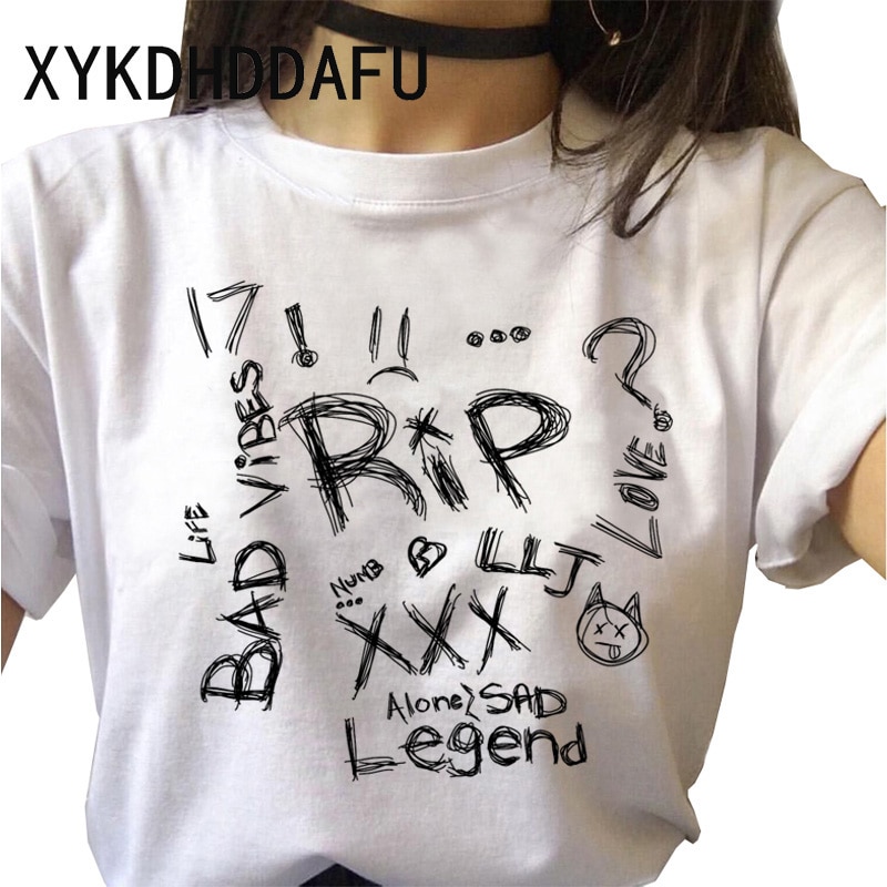 xxxtentacion rip custom text printed t shirt 3144 - Xxxtentacion Store
