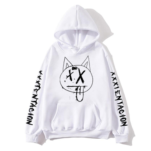 Bad Vibes Forever Hoodie White - Xxxtentacion Store
