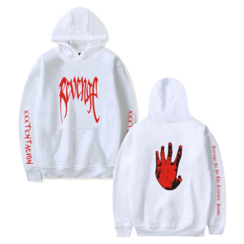 Revenge hoodie white sale