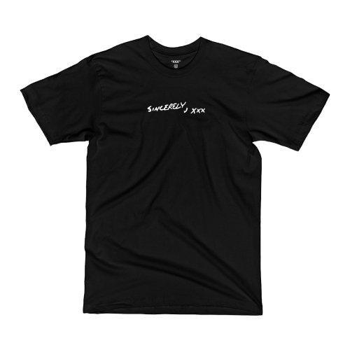 XXXTentacion Sincerely XXX T shirt 2 - Xxxtentacion Store