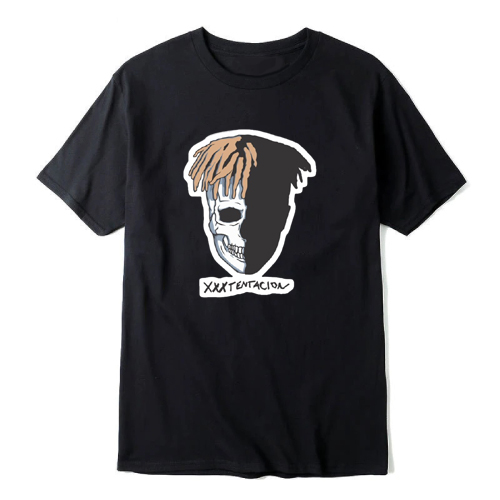 Xxxtentacion Skull Face T Shirt black - Xxxtentacion Store