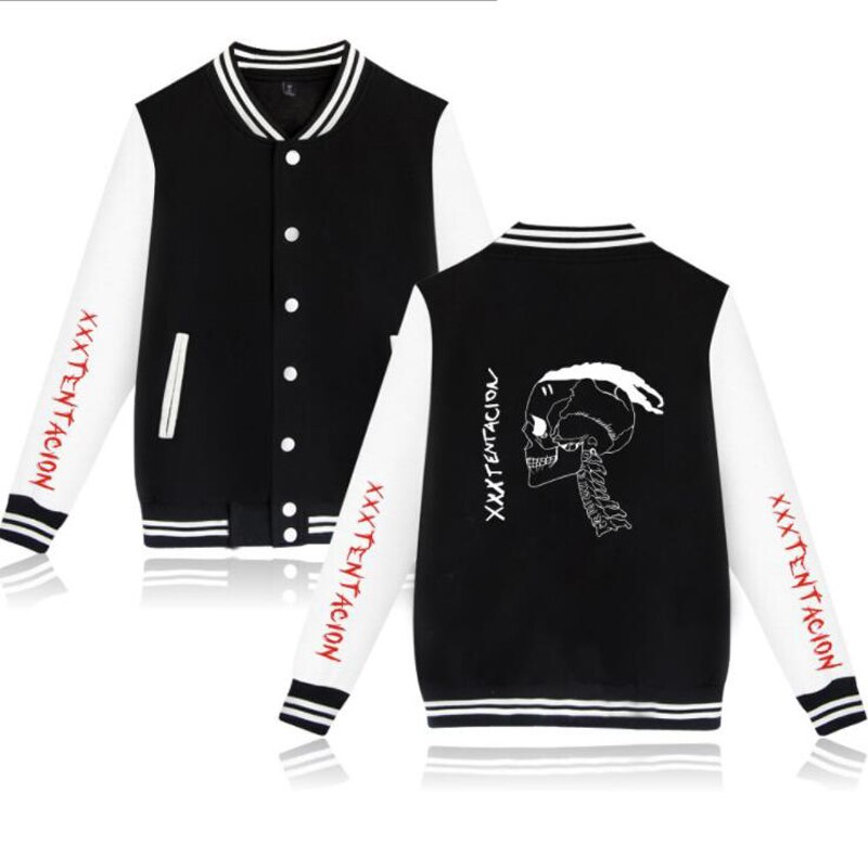 R I P Xxxtentacion Pink Baseball Jacket Chaquetas Hombre Harajuku Style Hip Hop Streetwear Bomber Jacket 5 - Xxxtentacion Store