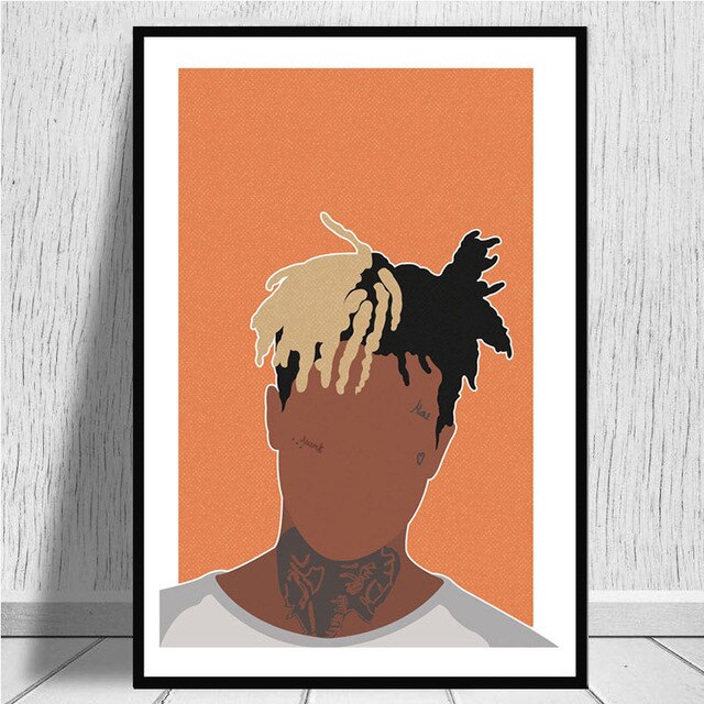 Canvas Music Album Cover, Canvas Picture Decor, Juice Wrld Painting